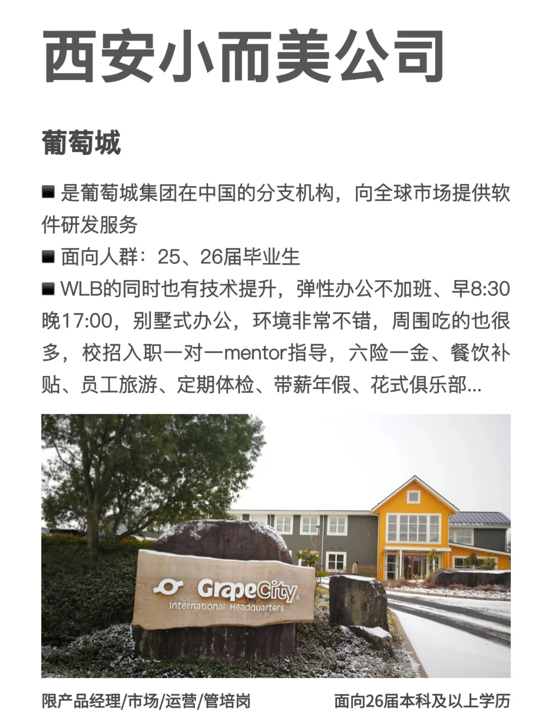 西安小而美公司