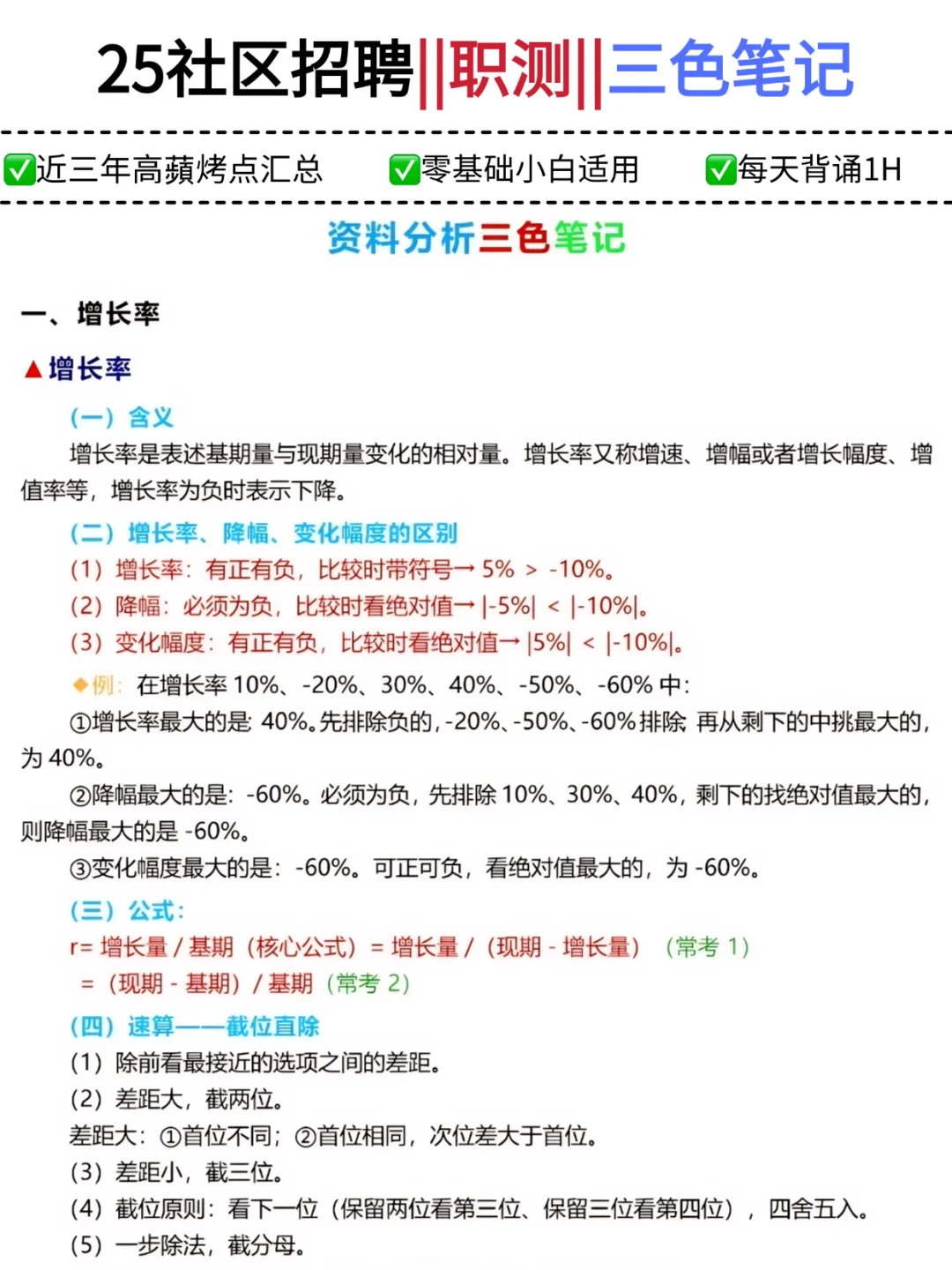25社区工作者考试，社区招聘必考考点‼️‼️