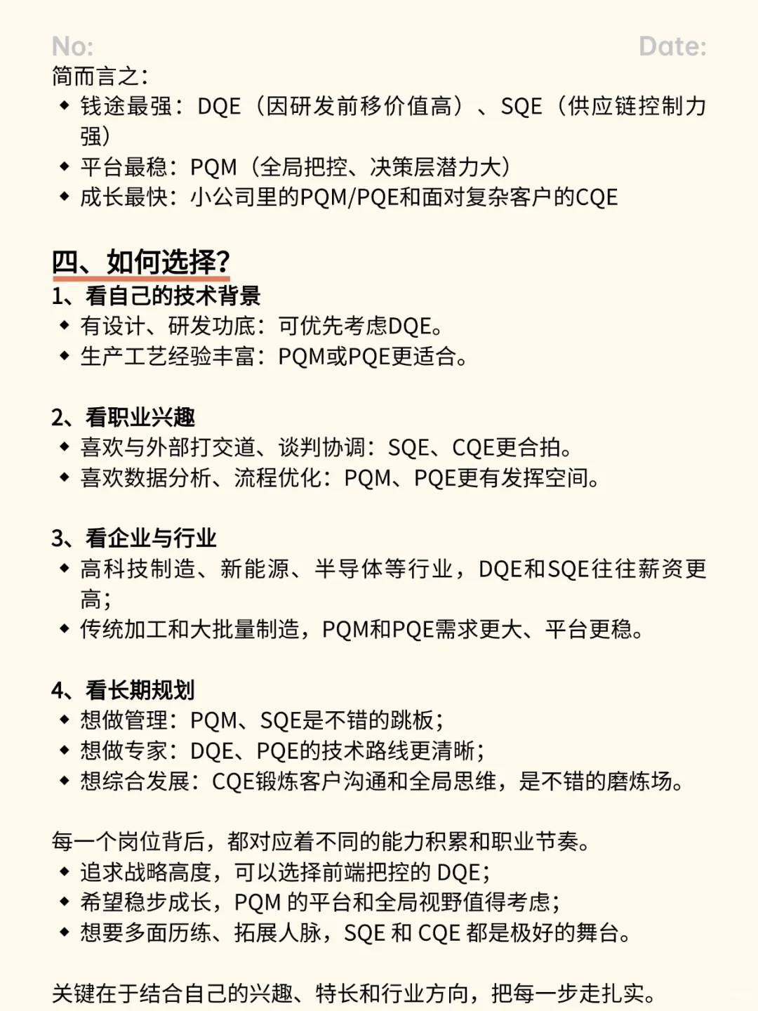 质量人必看！5大QE岗哪个更好？怎么选？
