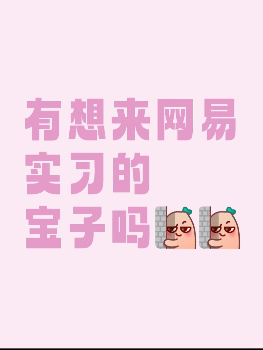网易急招实习生啦