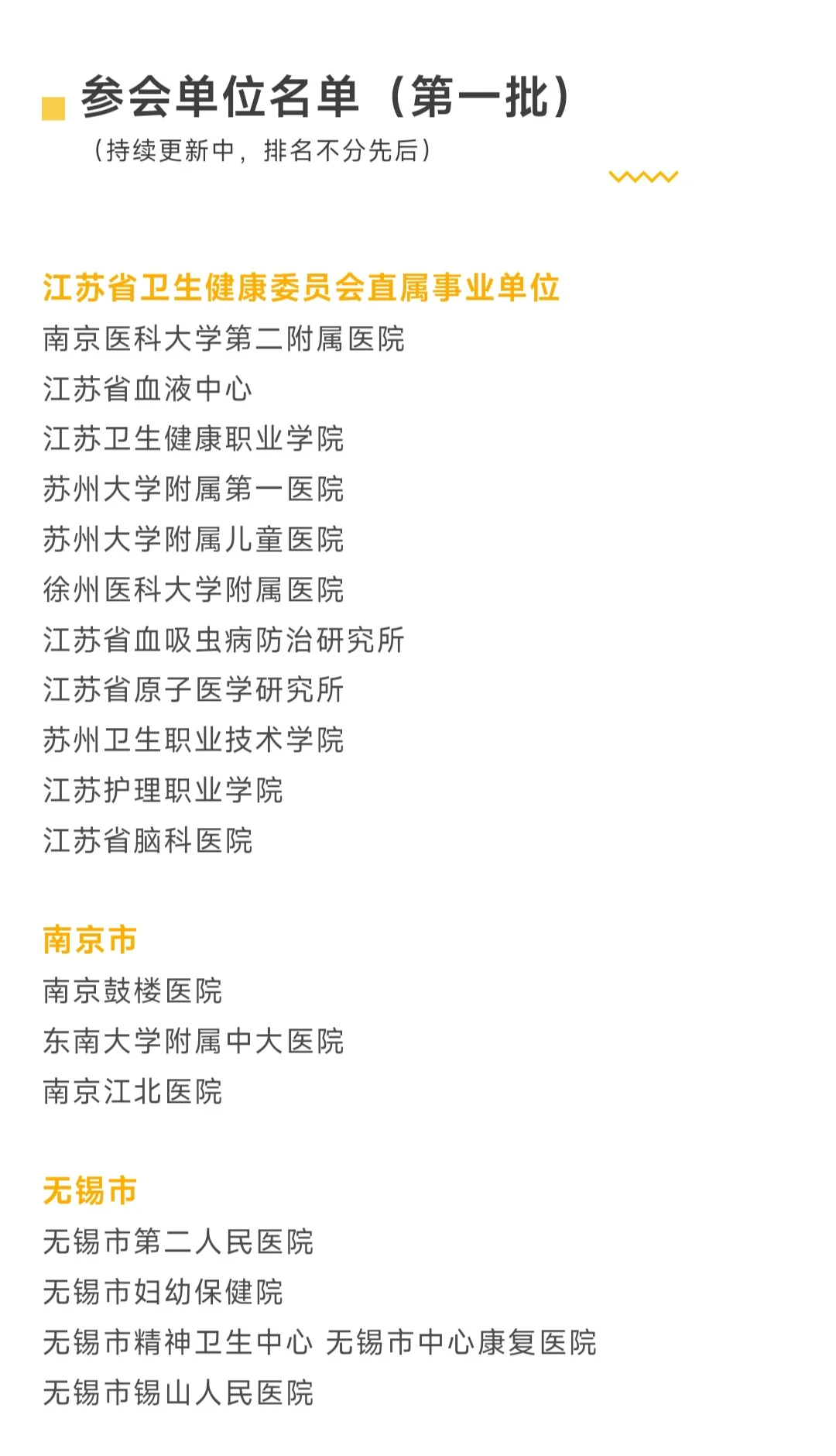 江苏省2026届医药类招聘医院名单公示