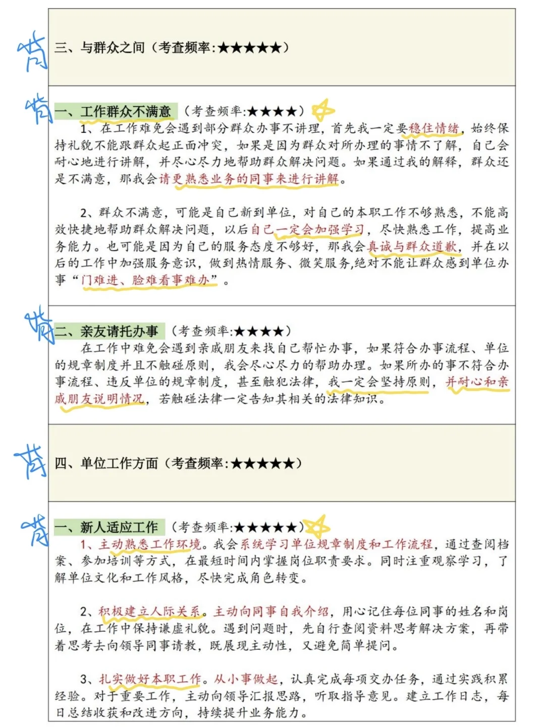 结构化面试，3小时背完，保底88+