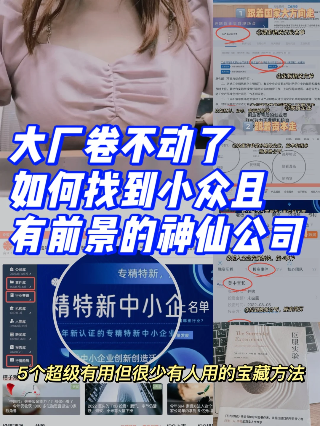 不必死磕大厂，手把手带你找小众神仙公司