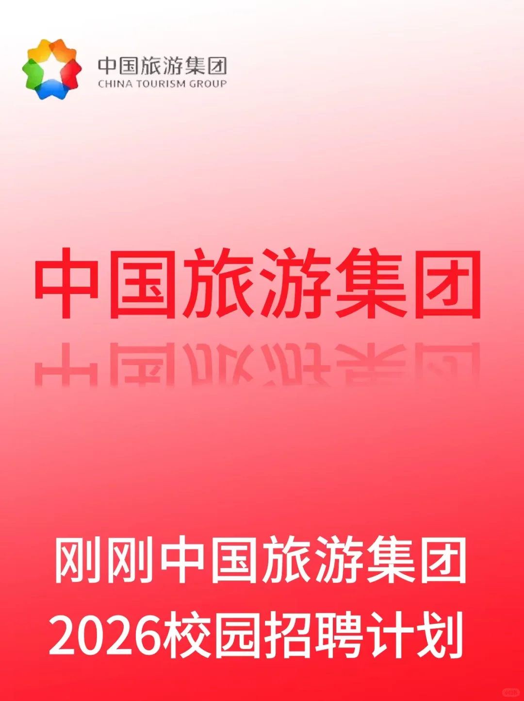 中国旅游集团最新招聘信息！