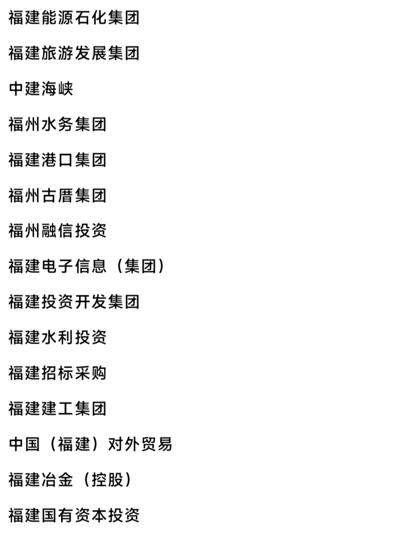 福州头部企业