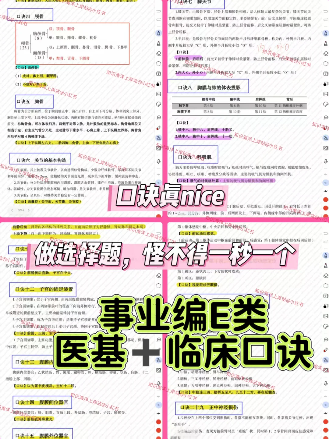事业编E类抓紧时间去背！赢麻了