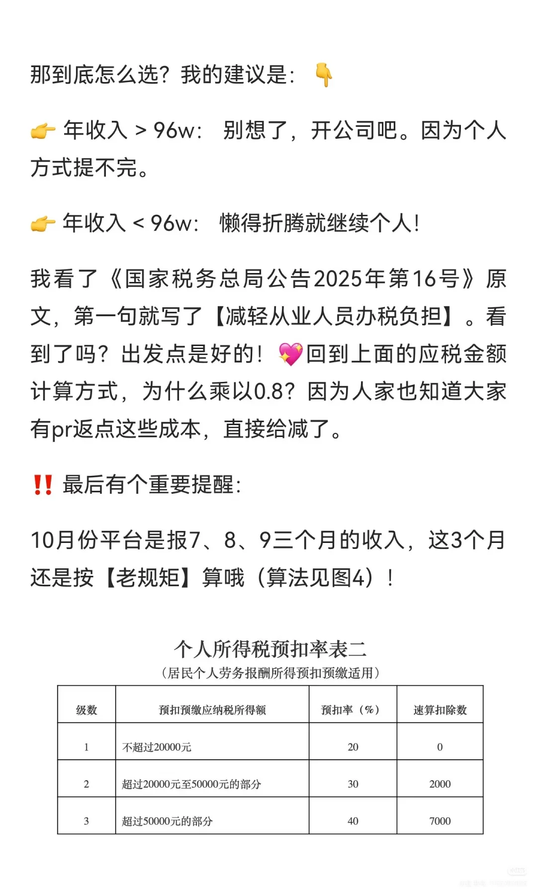 好消息！劳务报酬所得税率从20%降到3%