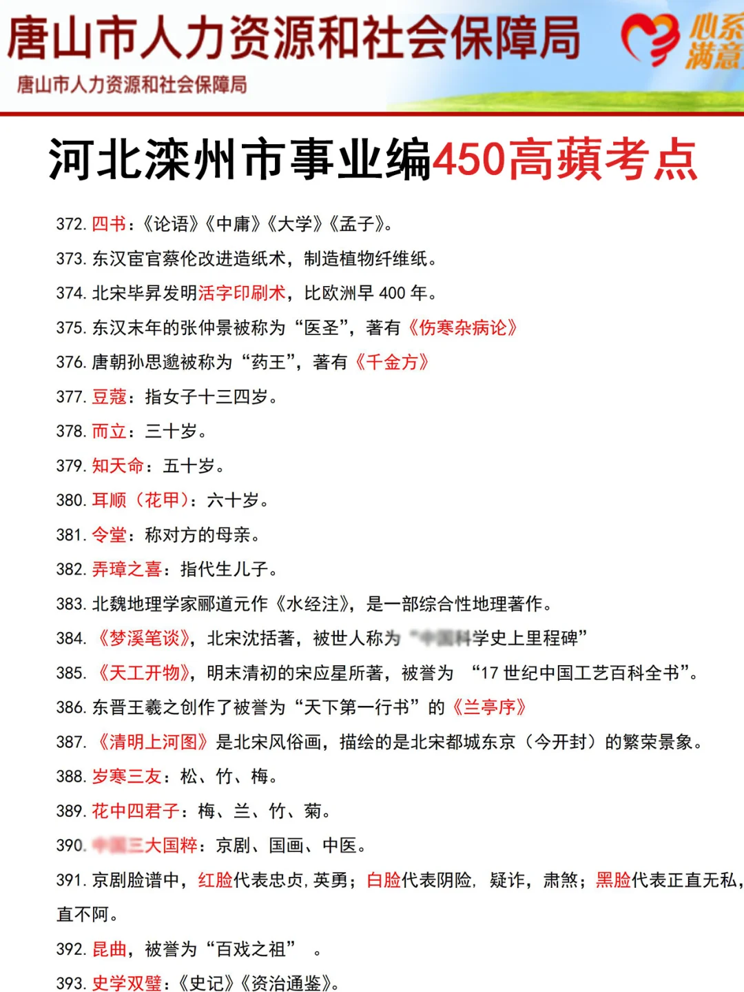 强调一下，去参加唐山滦洲市事业编的人