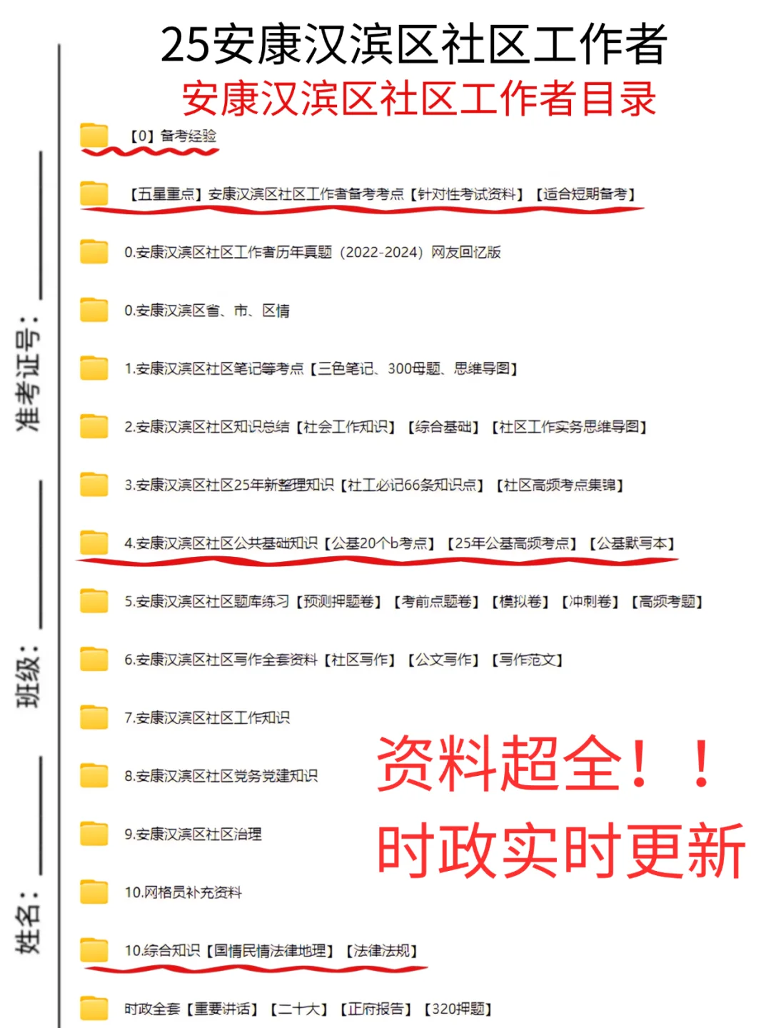 提醒一下，10.10报名安康汉滨区社区的人