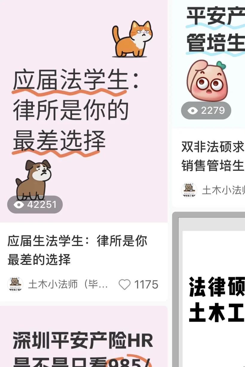 春招末尾，最终还是去了律所