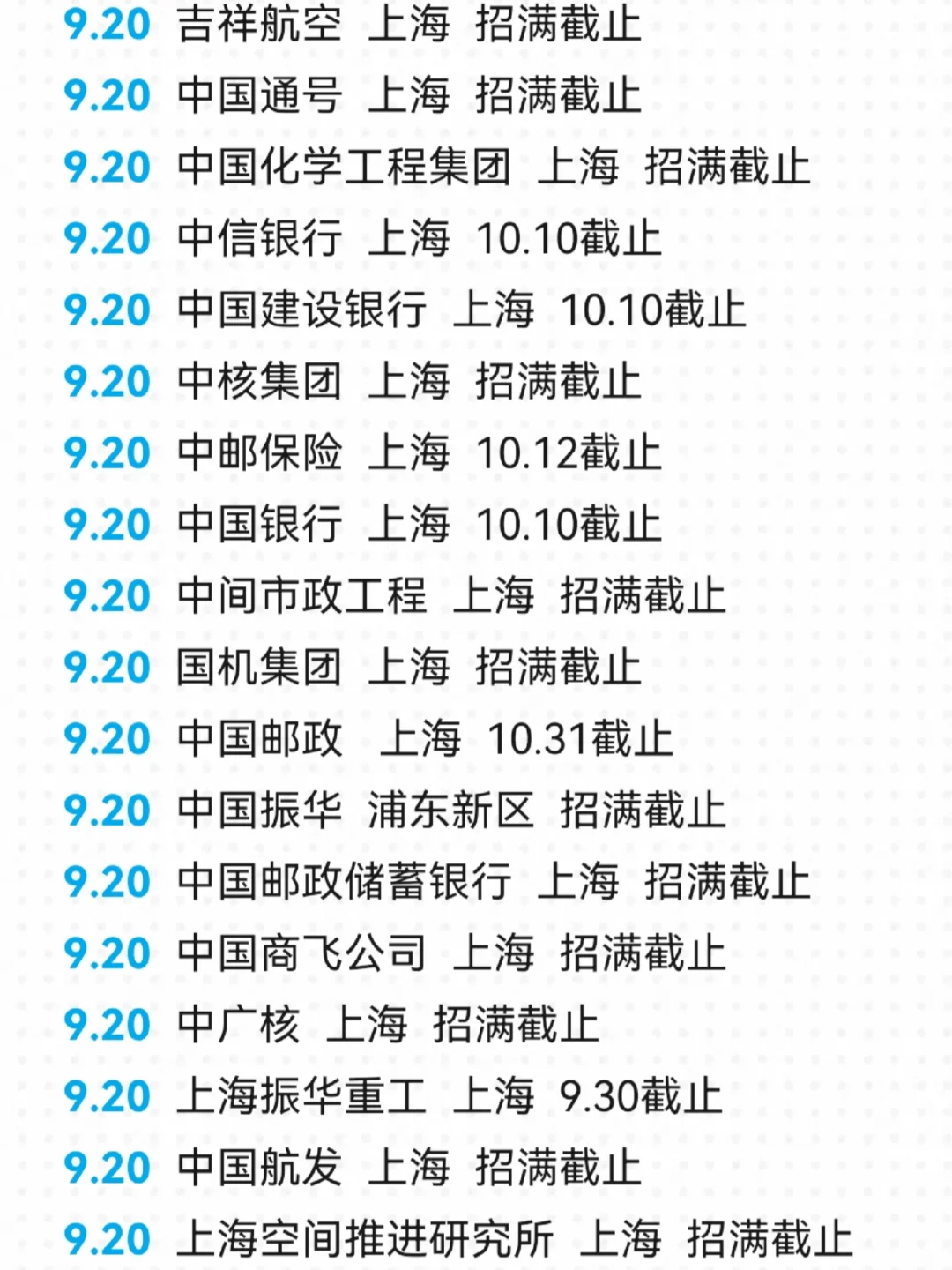 还是上海国企宠爱应届生！