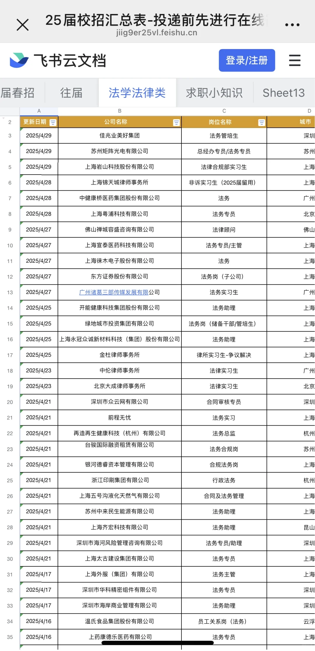 4.29 今天又新开了好多春招…