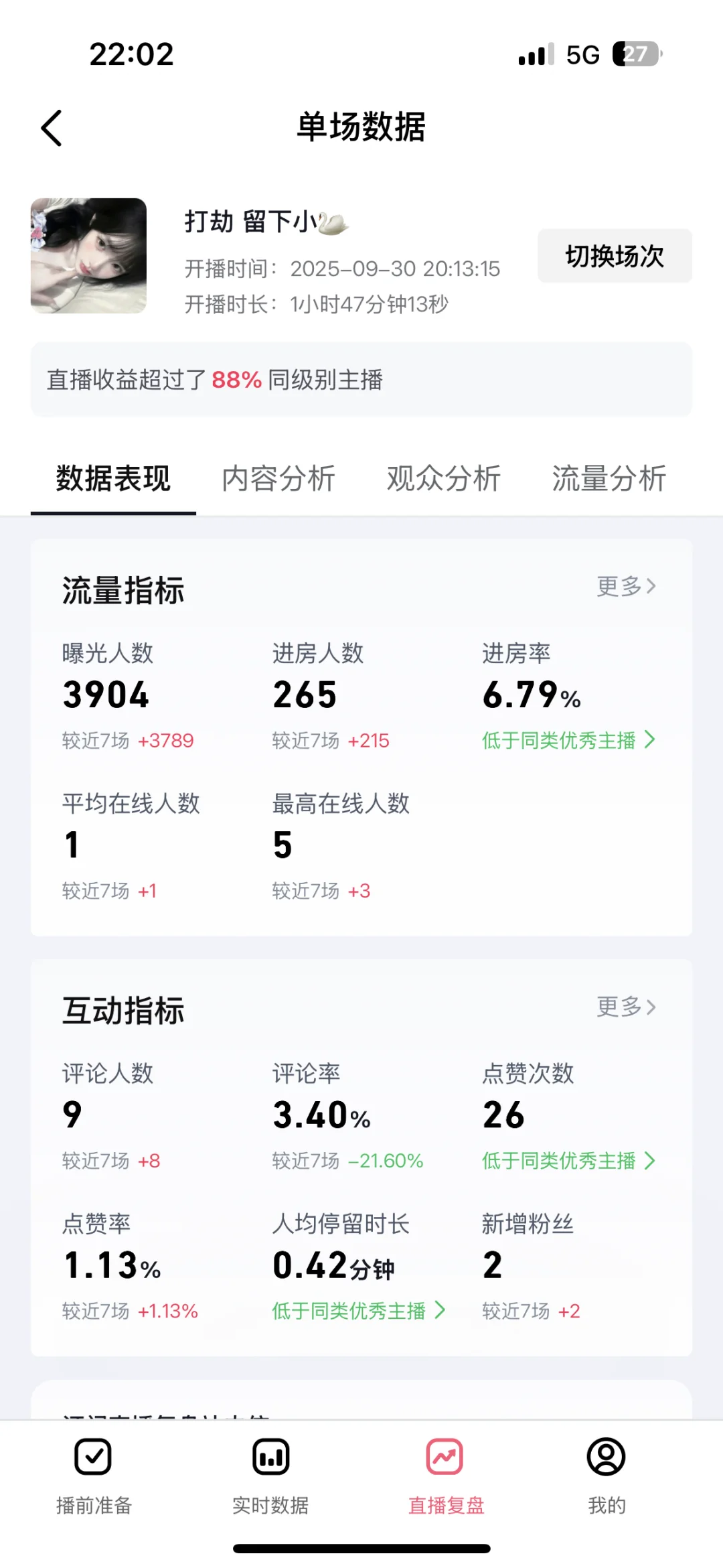 新号直播第二天