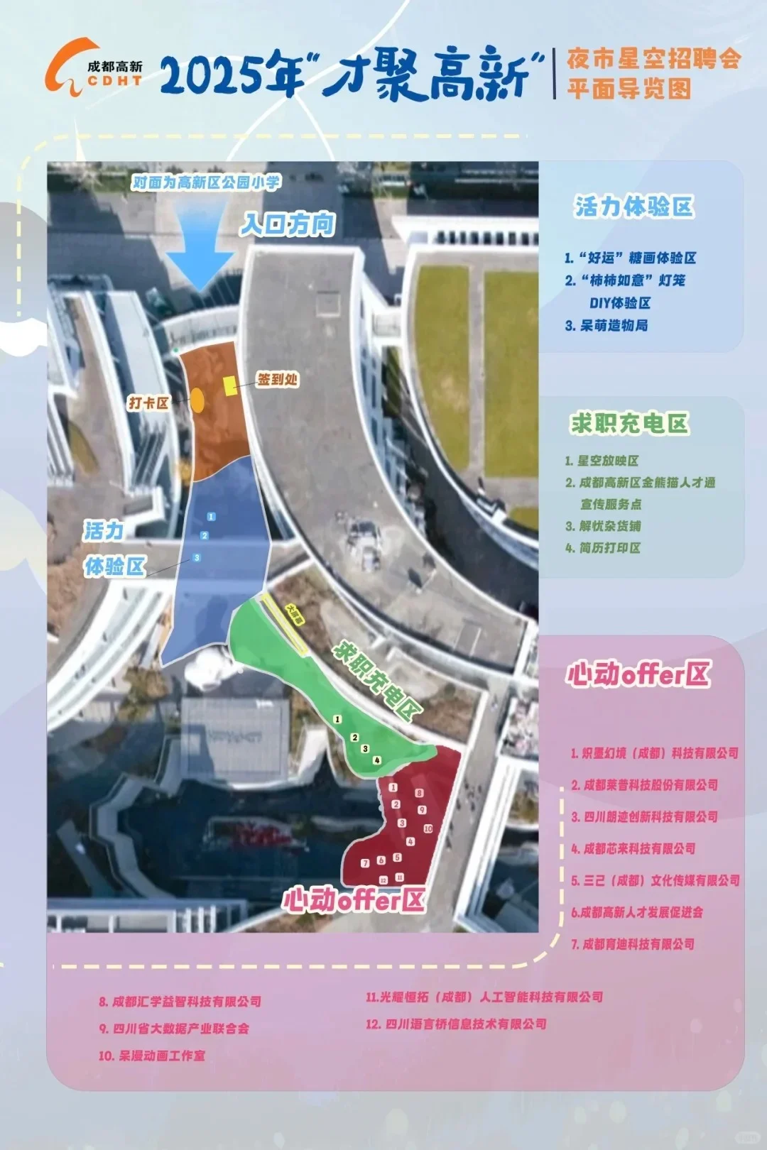高新区招聘，夜市星空招聘会，职位超多