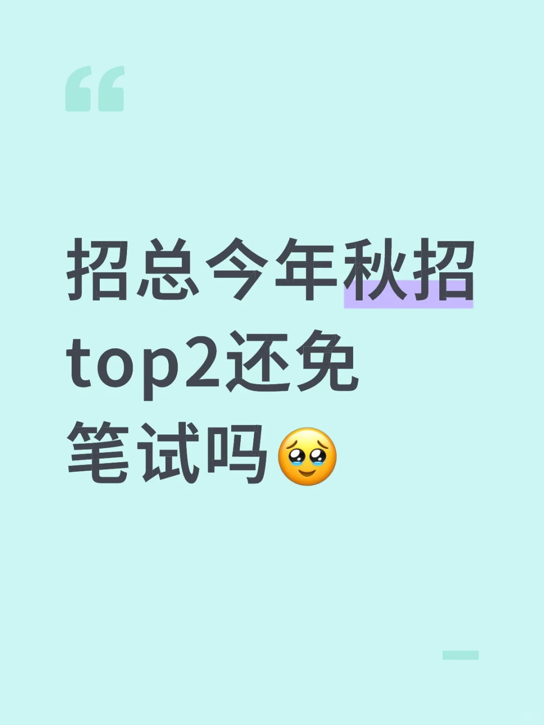 招总笔试提问