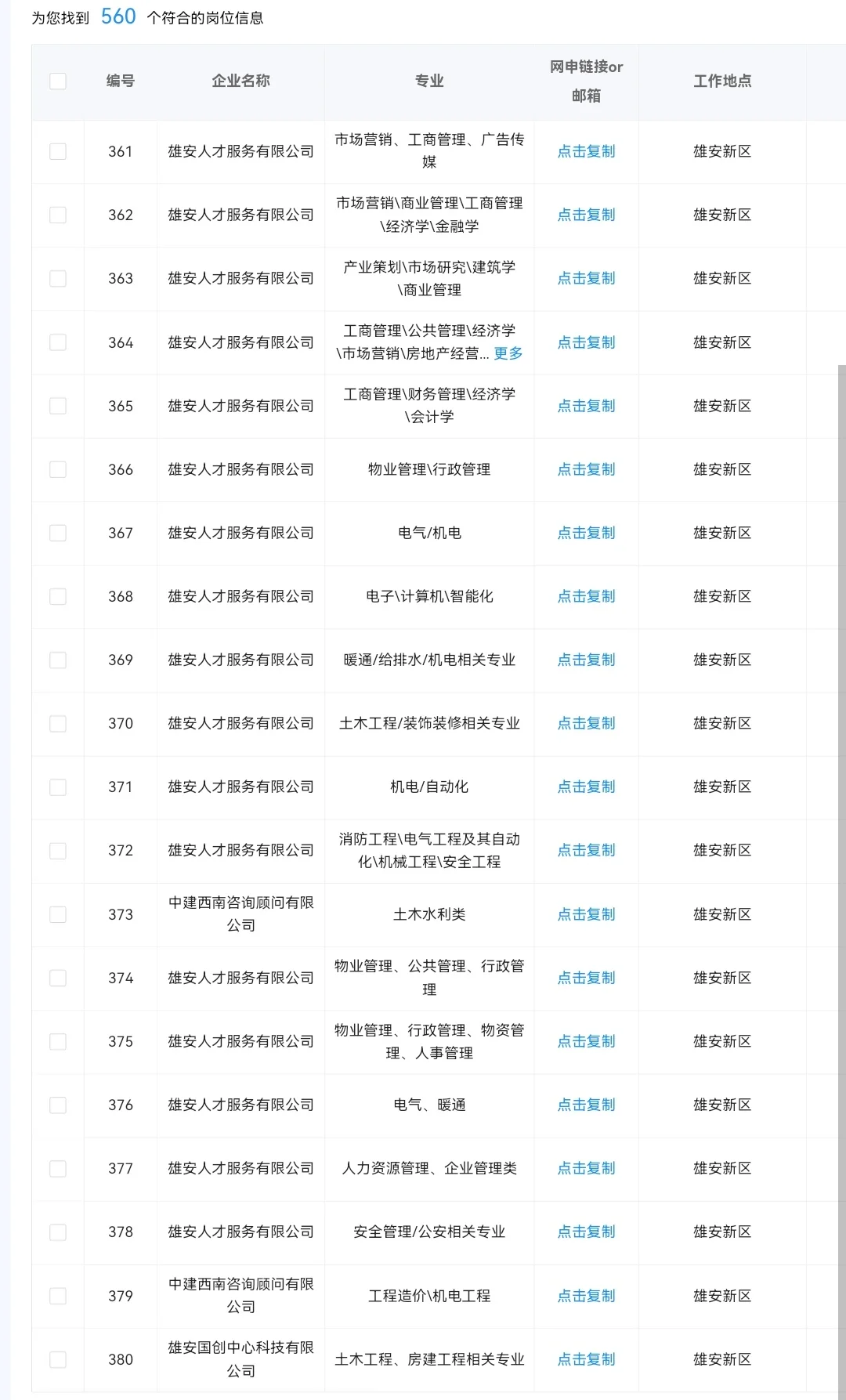 河北雄安新区秋招可投央国企