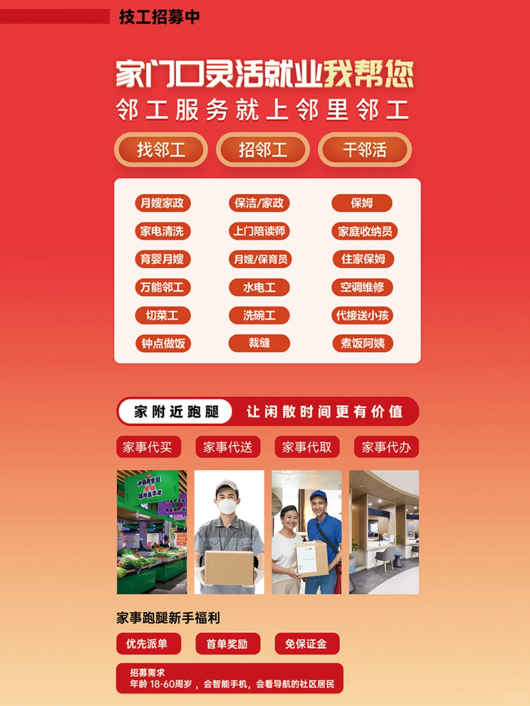 郑州招募社区合伙人🔥家门口的好工作