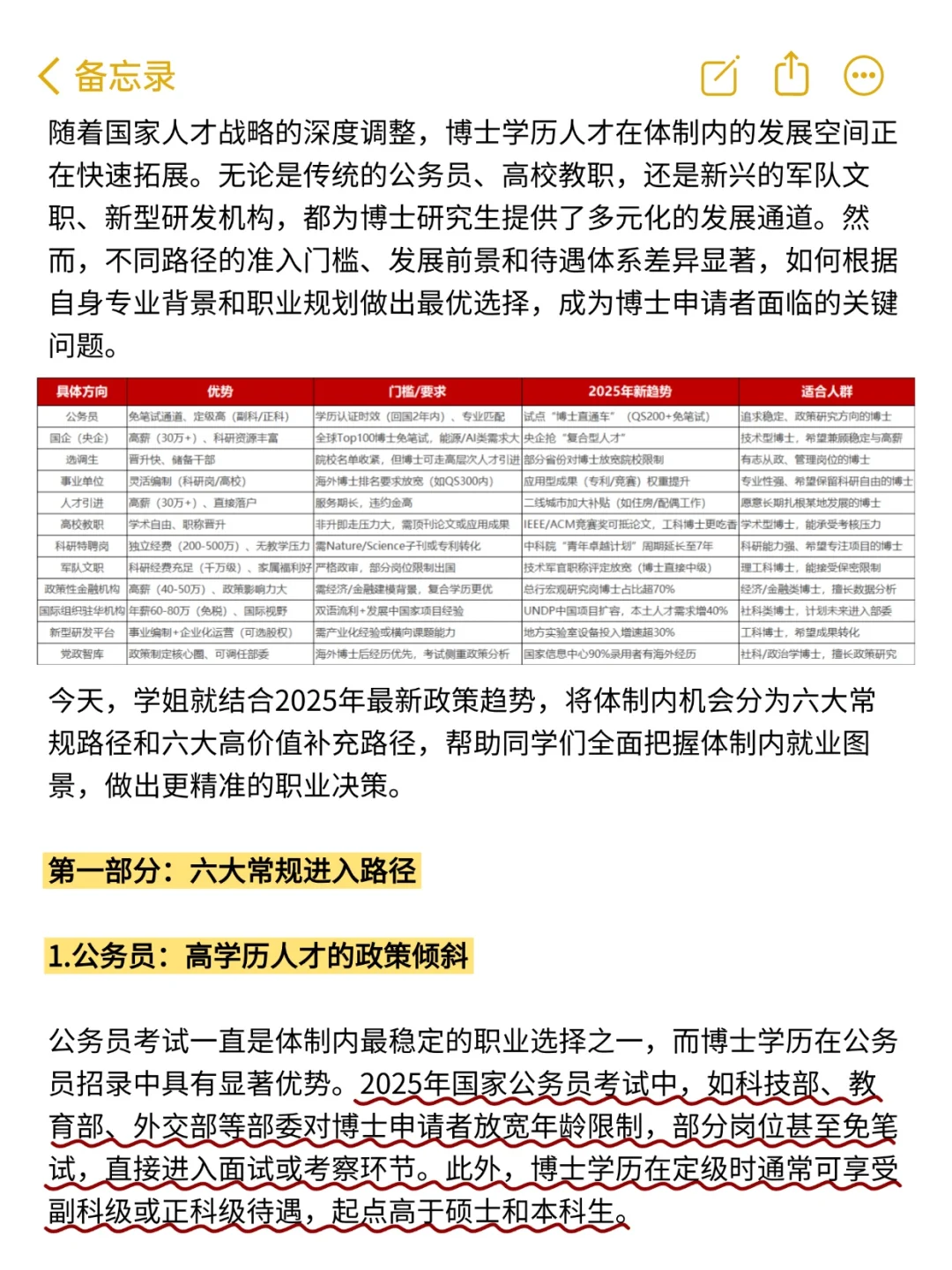 博士进体制的明暗双线--含6个隐藏捷径🌟