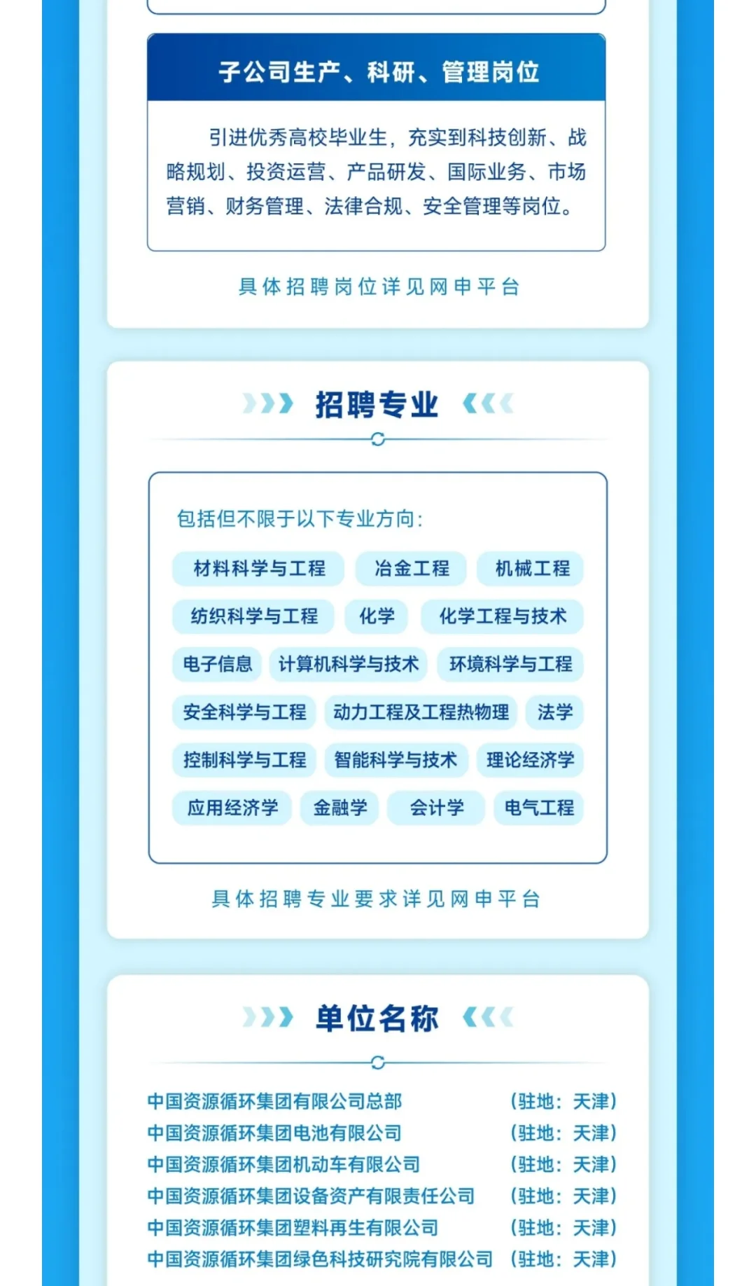 天津央企｜中国资环首次校招，成立不到一年