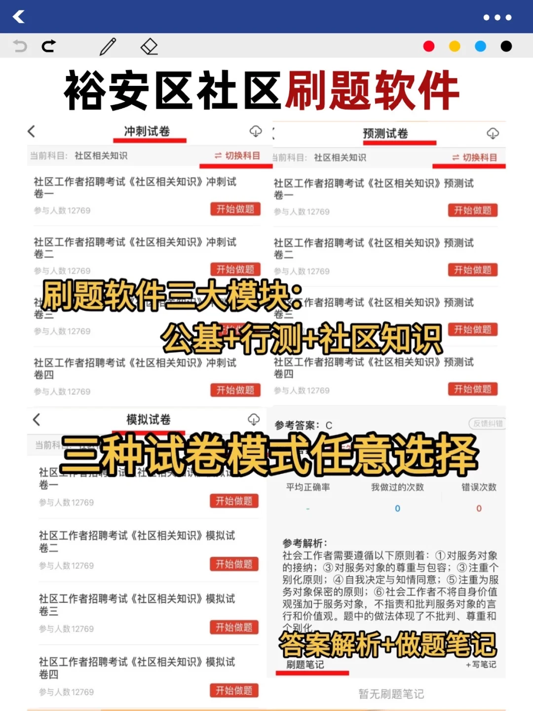 参加裕安区社区工作者招聘考试的🔥看这些