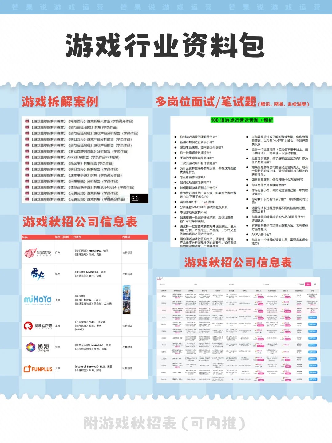 9月23日更新！建议把这些游戏公司都投一遍