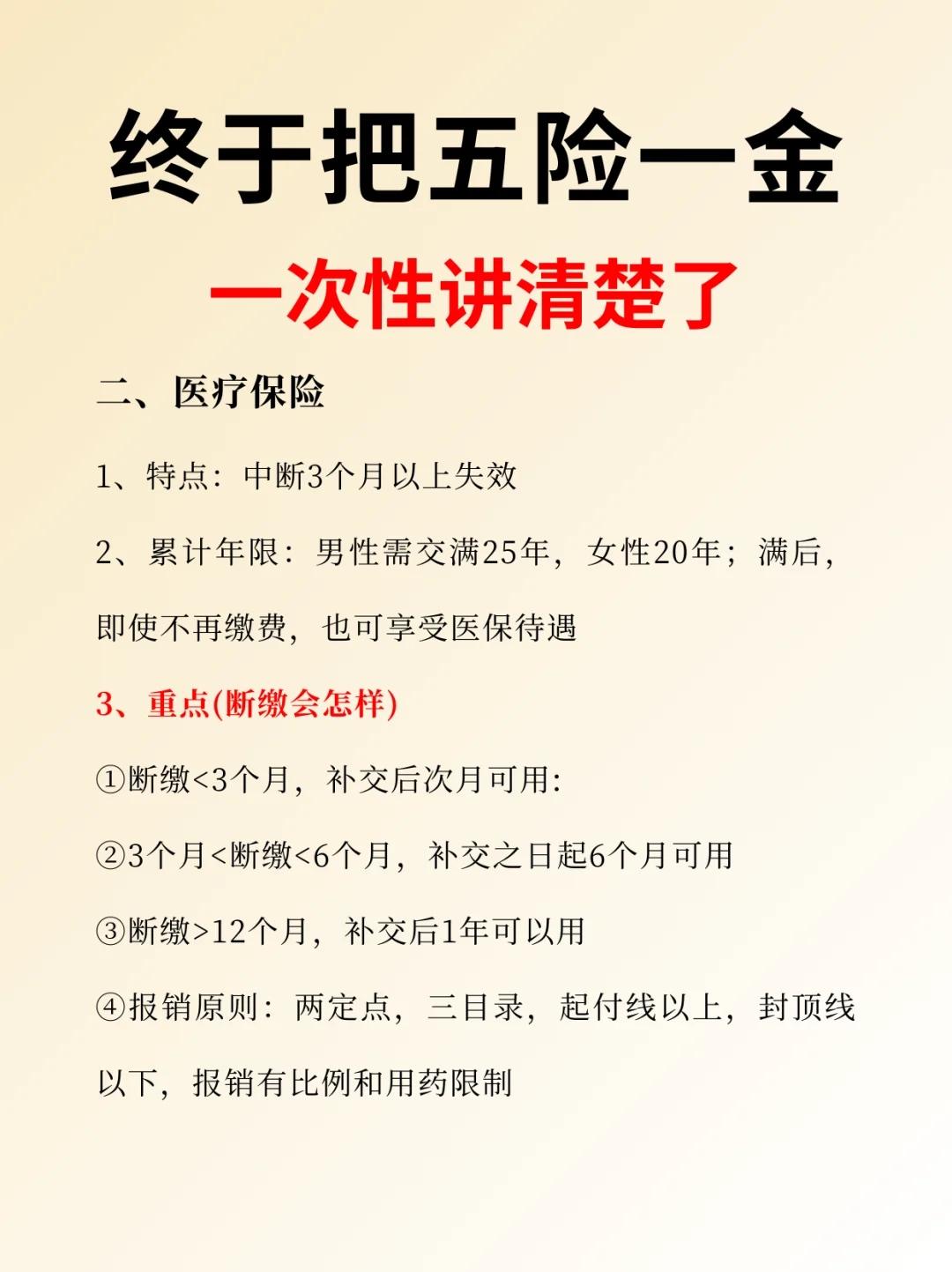 统统讲清楚了的五险一金❗❗