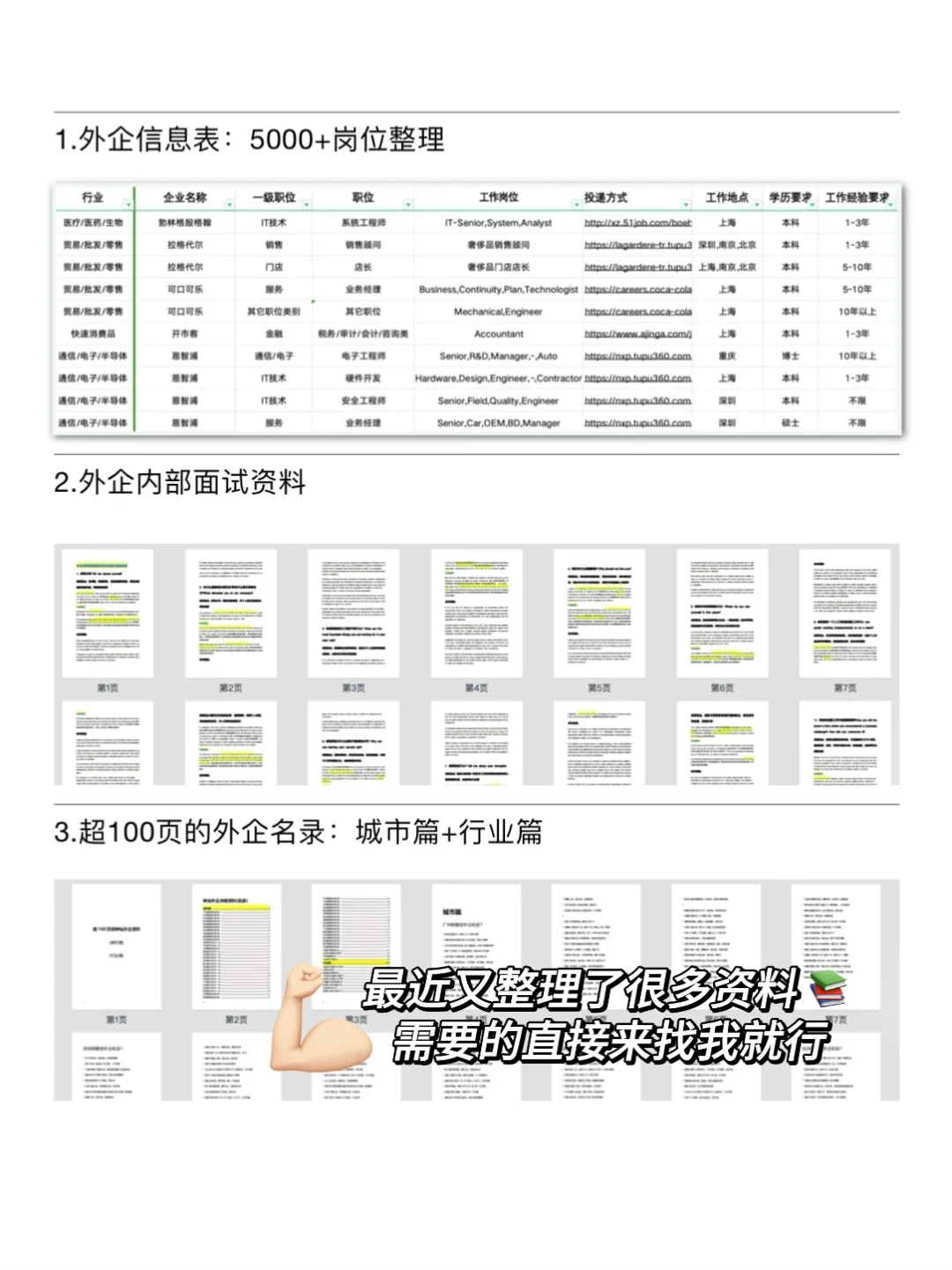 或许有人9月想来外企吗？开了好多啊
