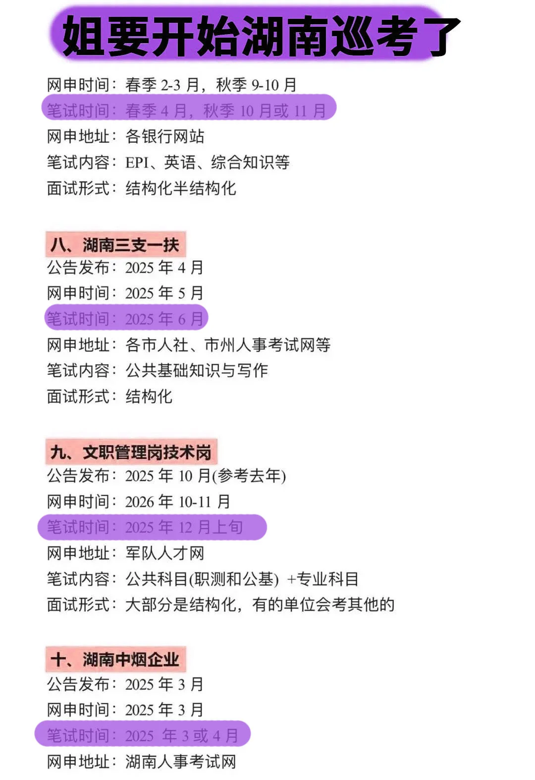 湖南同学的所有退路！