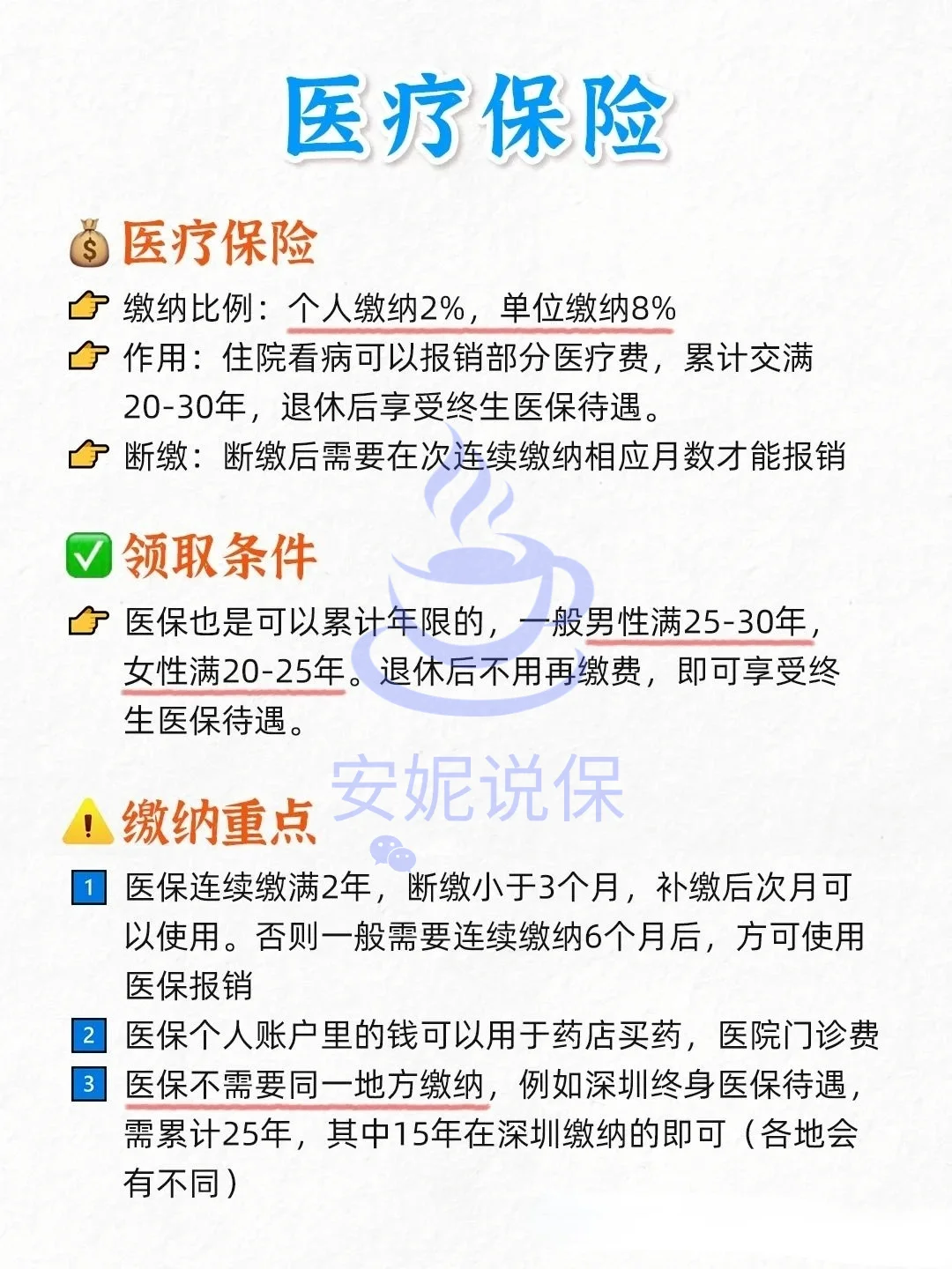 一图说清楚:五险一金项目和比例