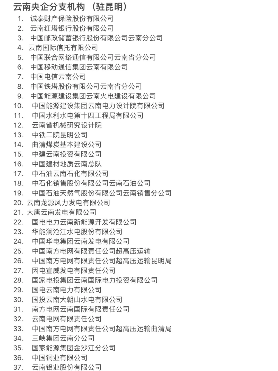 秋招一定要去的央国企——昆明篇