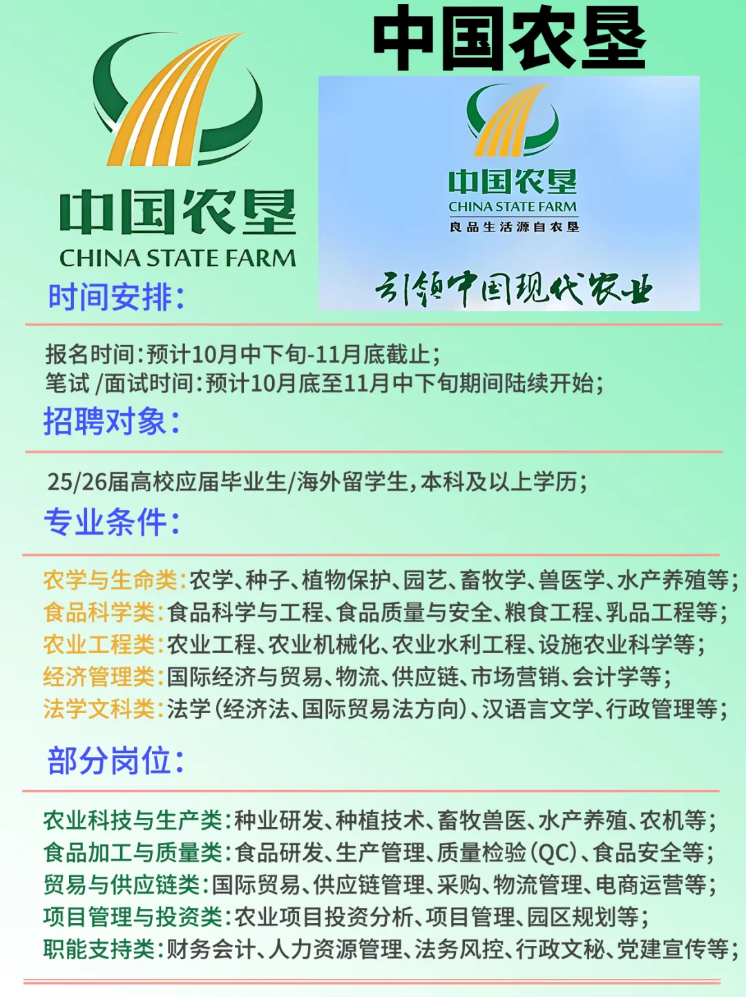🌾中国农垦终于捞人了！！