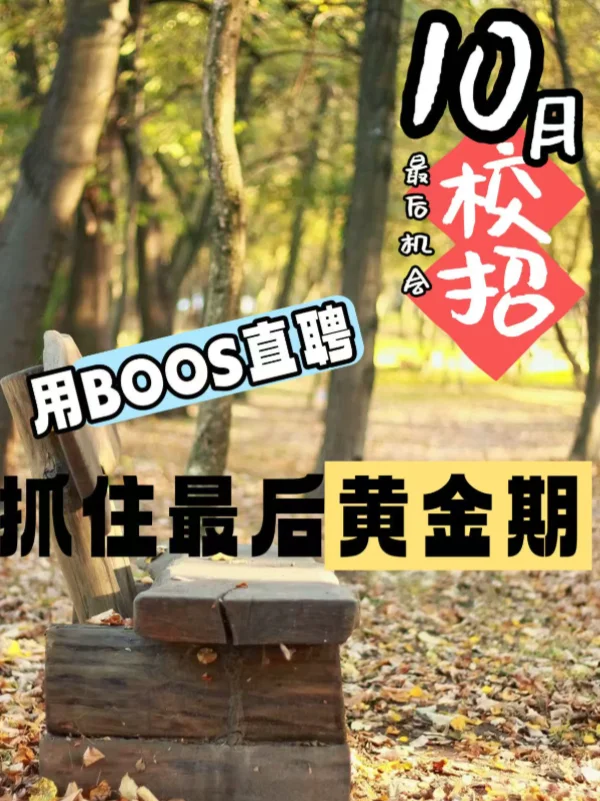 10月校招决胜期！用BOSS直聘精准突围