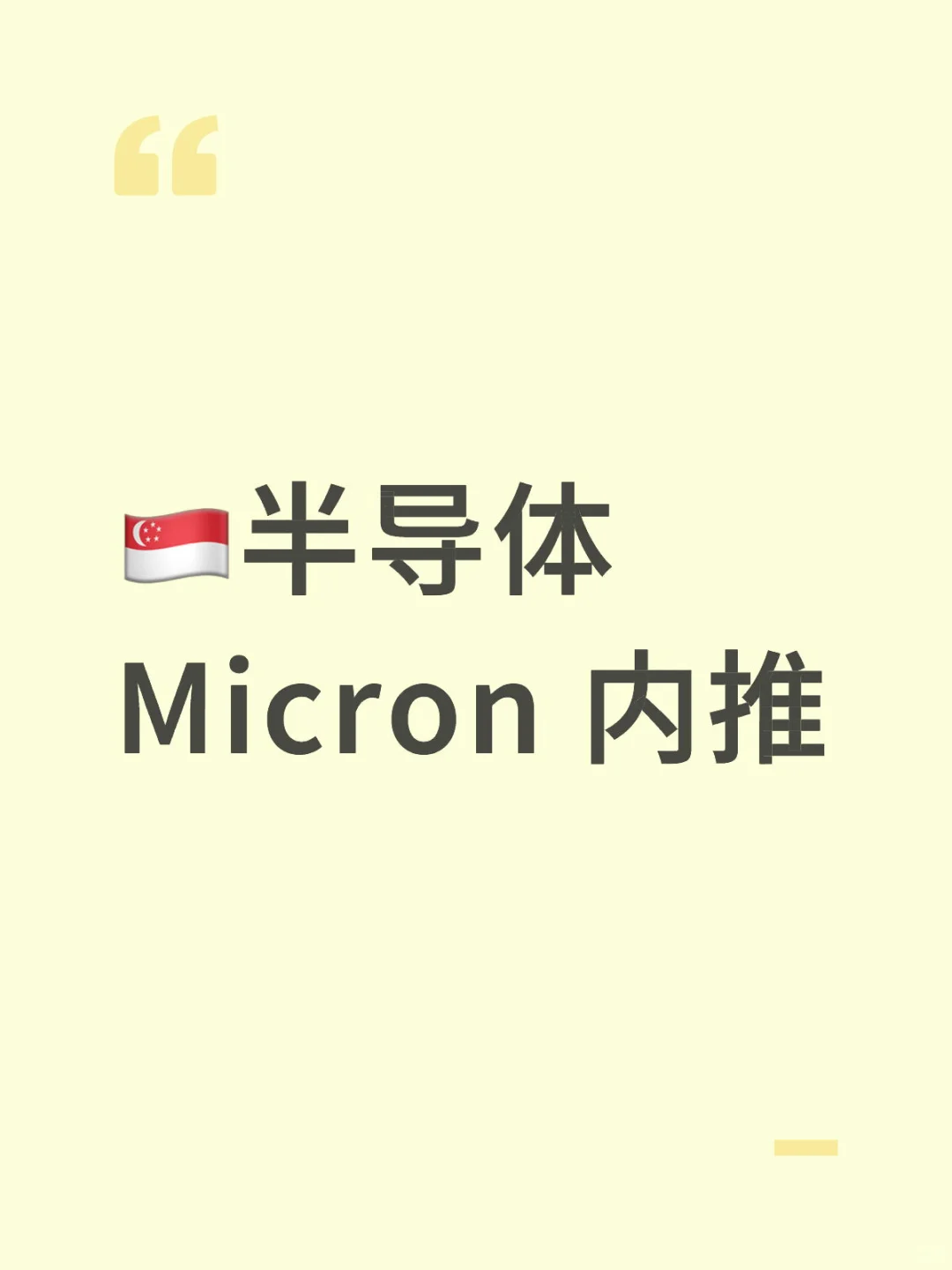 🇸🇬Micron 内推