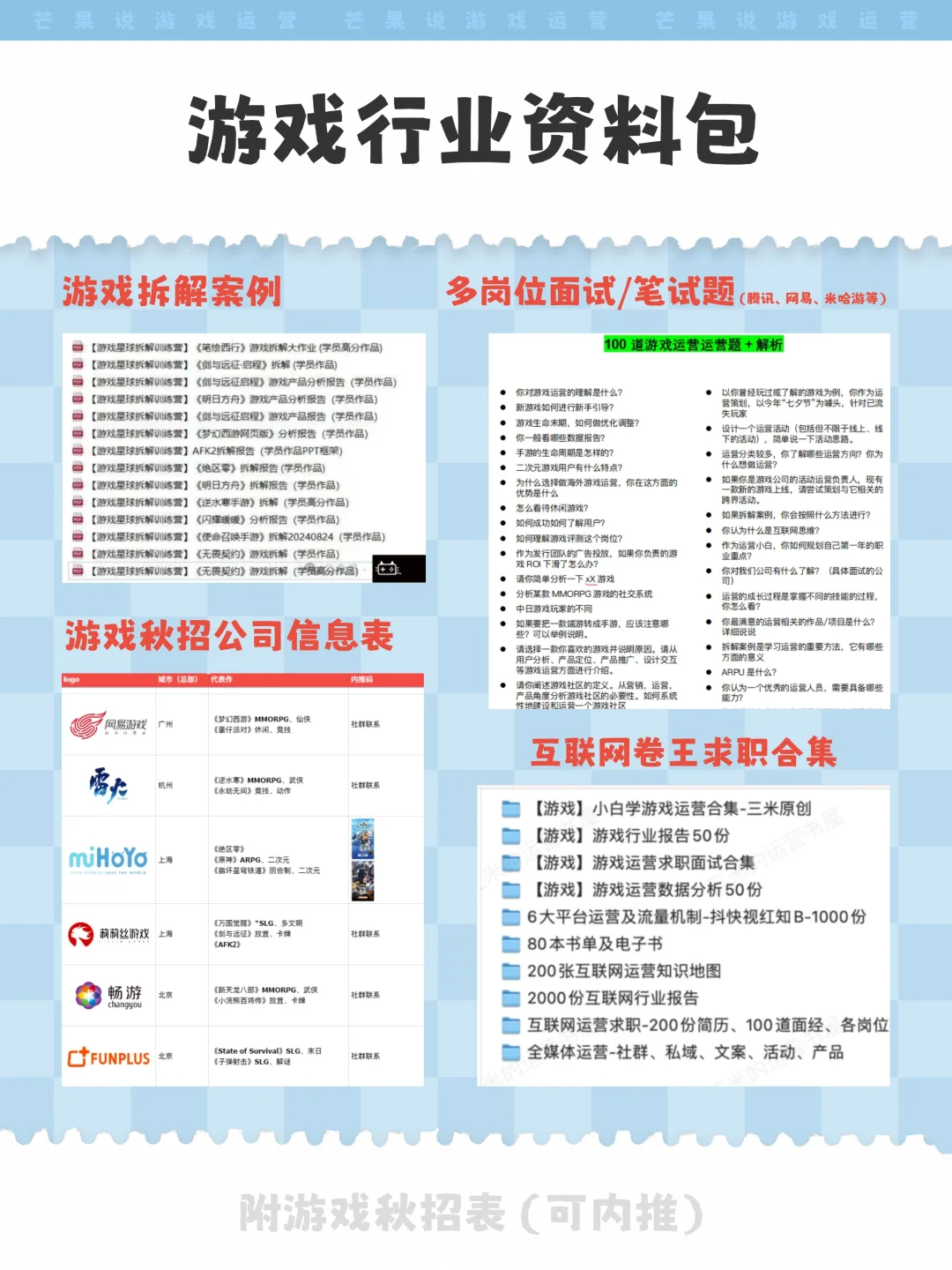 9月19日更新！建议把这些游戏公司都投一遍