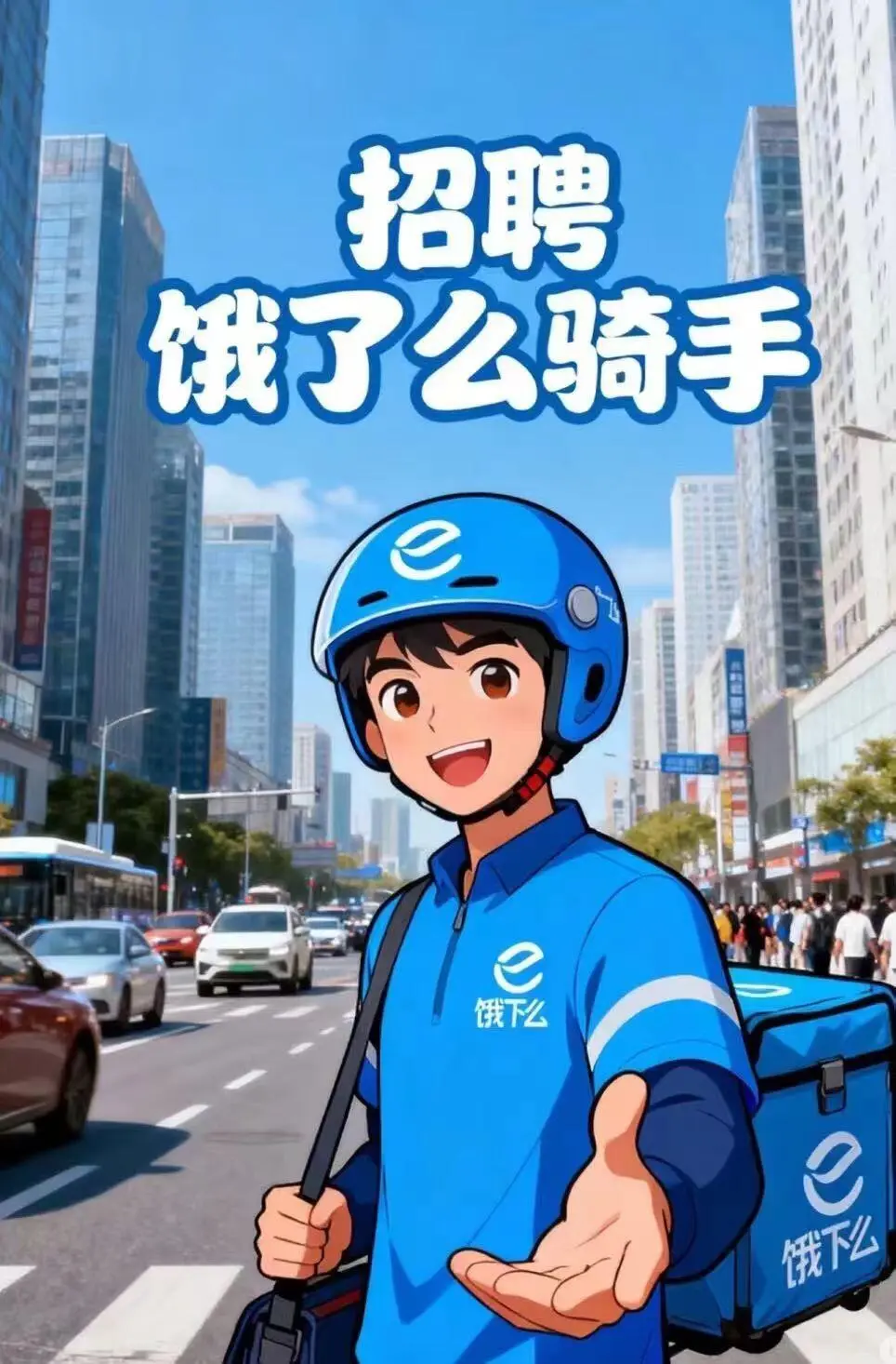 急招骑手0费用入职免车费免装备