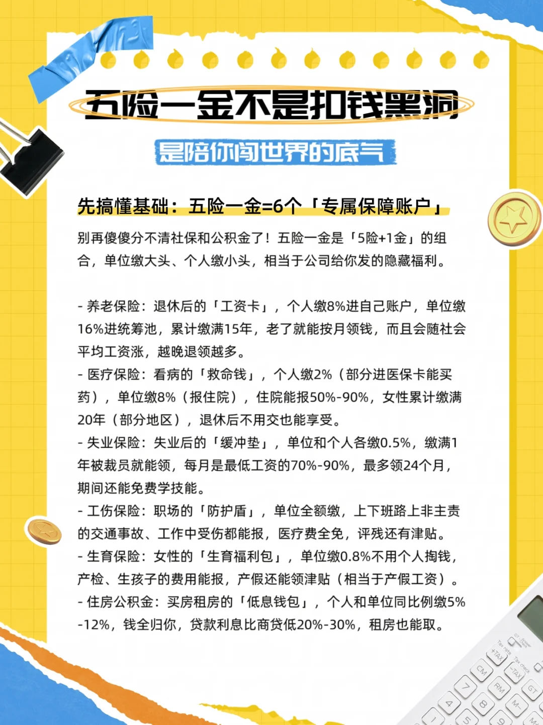五险一金不是扣钱黑洞，是陪你闯世界的底气