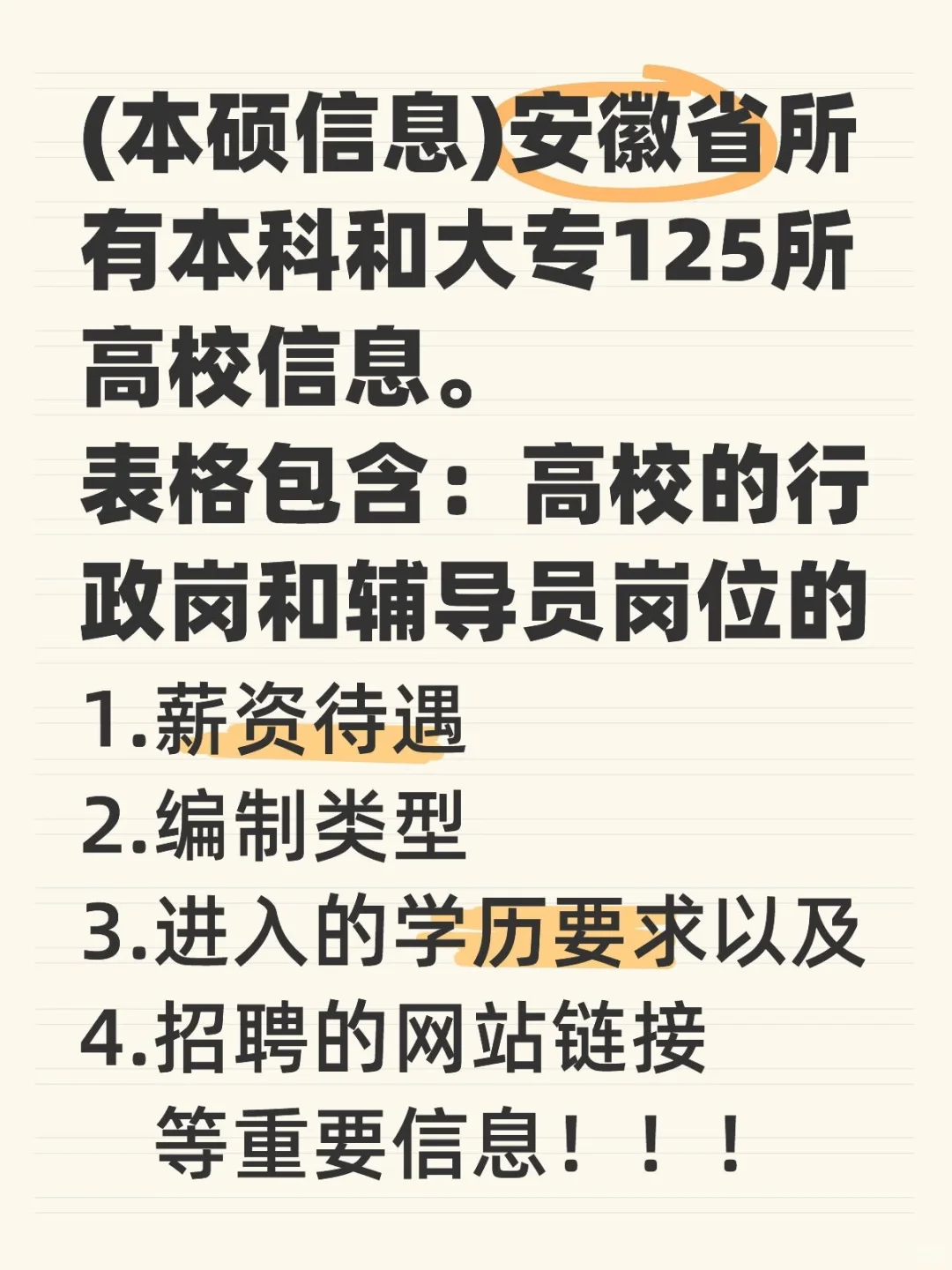 近期安徽大学大专行政管理岗辅导员招聘薪资