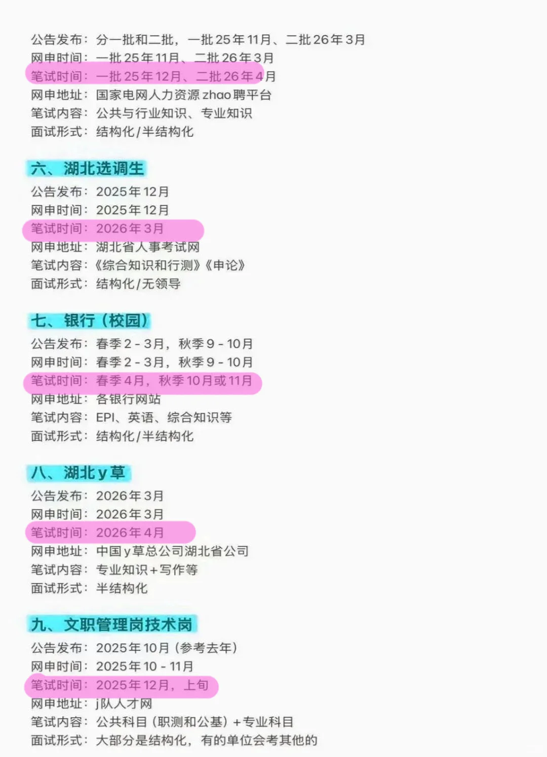 属于湖北同学的所有退路！！
