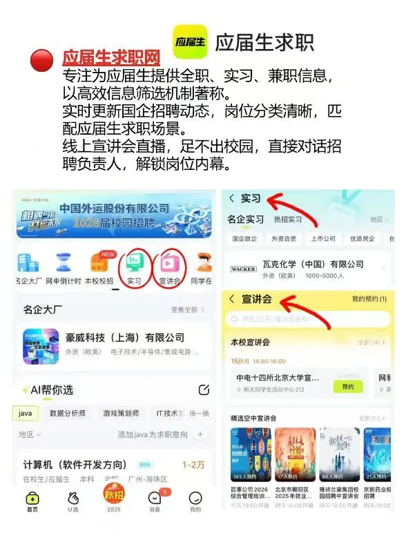 应届生秋招必看！国企求职渠道全攻略。