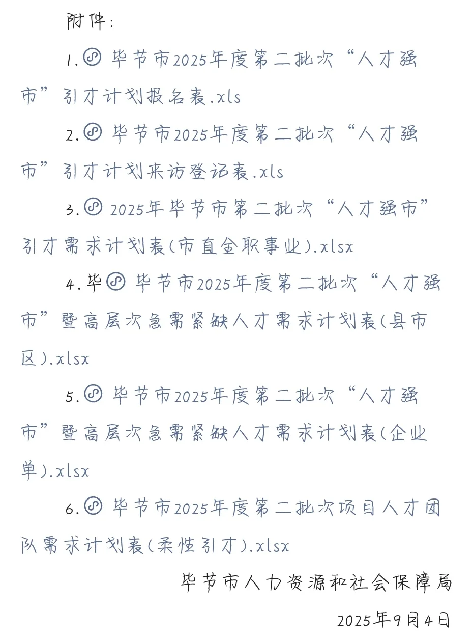 毕节市2025年第二批“人才强市”招聘466人