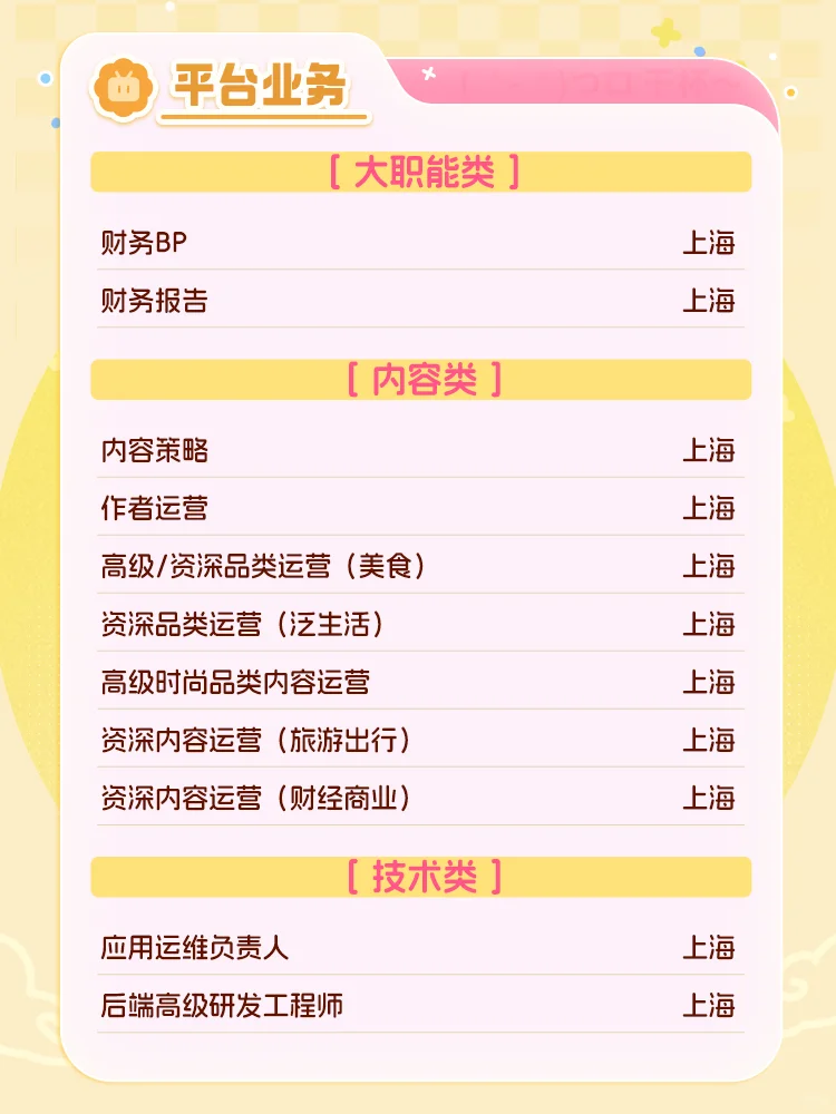 社招｜美美双节，一个劲地投递阿B~ （内有惊喜