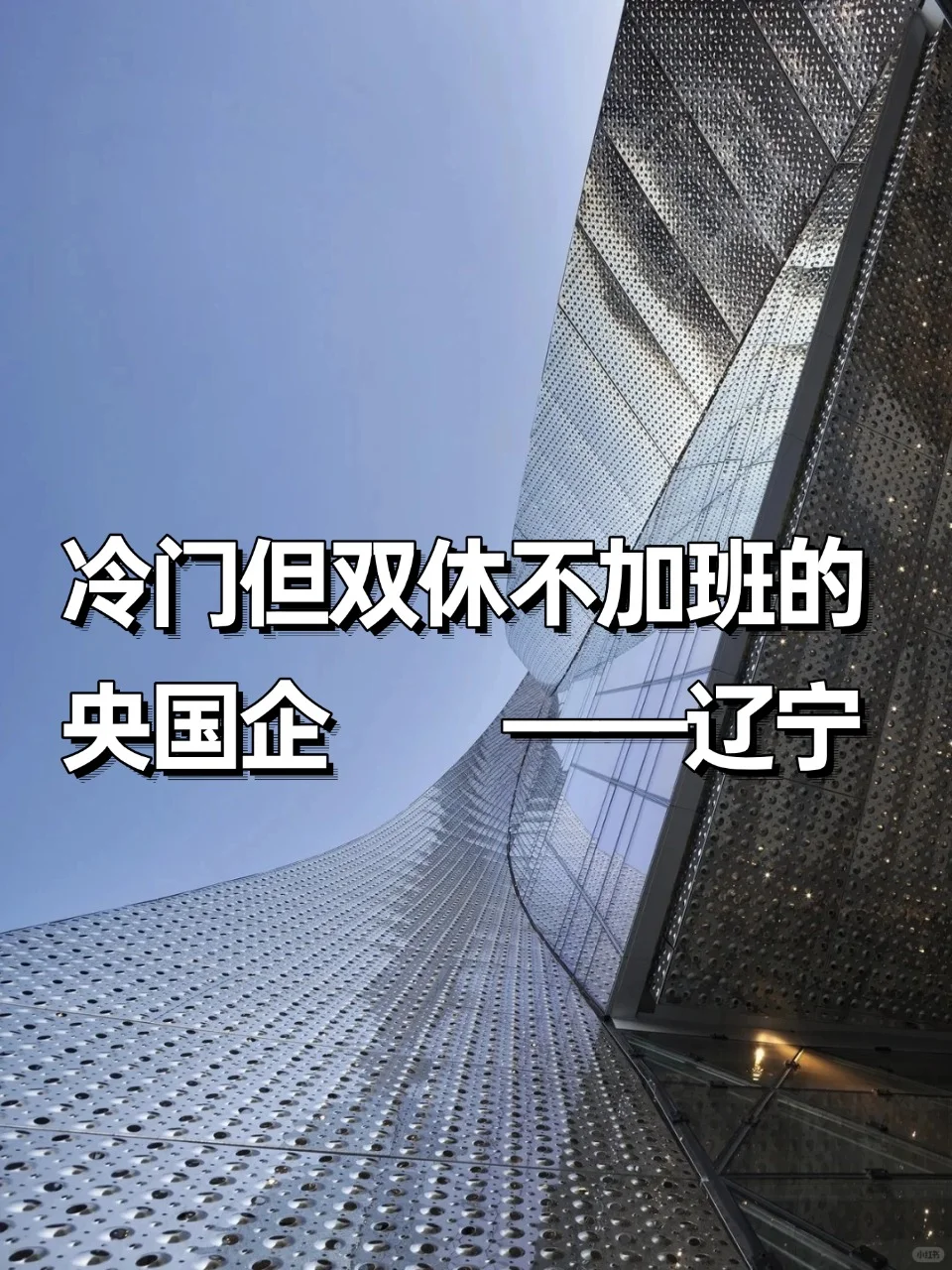 💦冷门但双休不加班的央国企——辽宁
