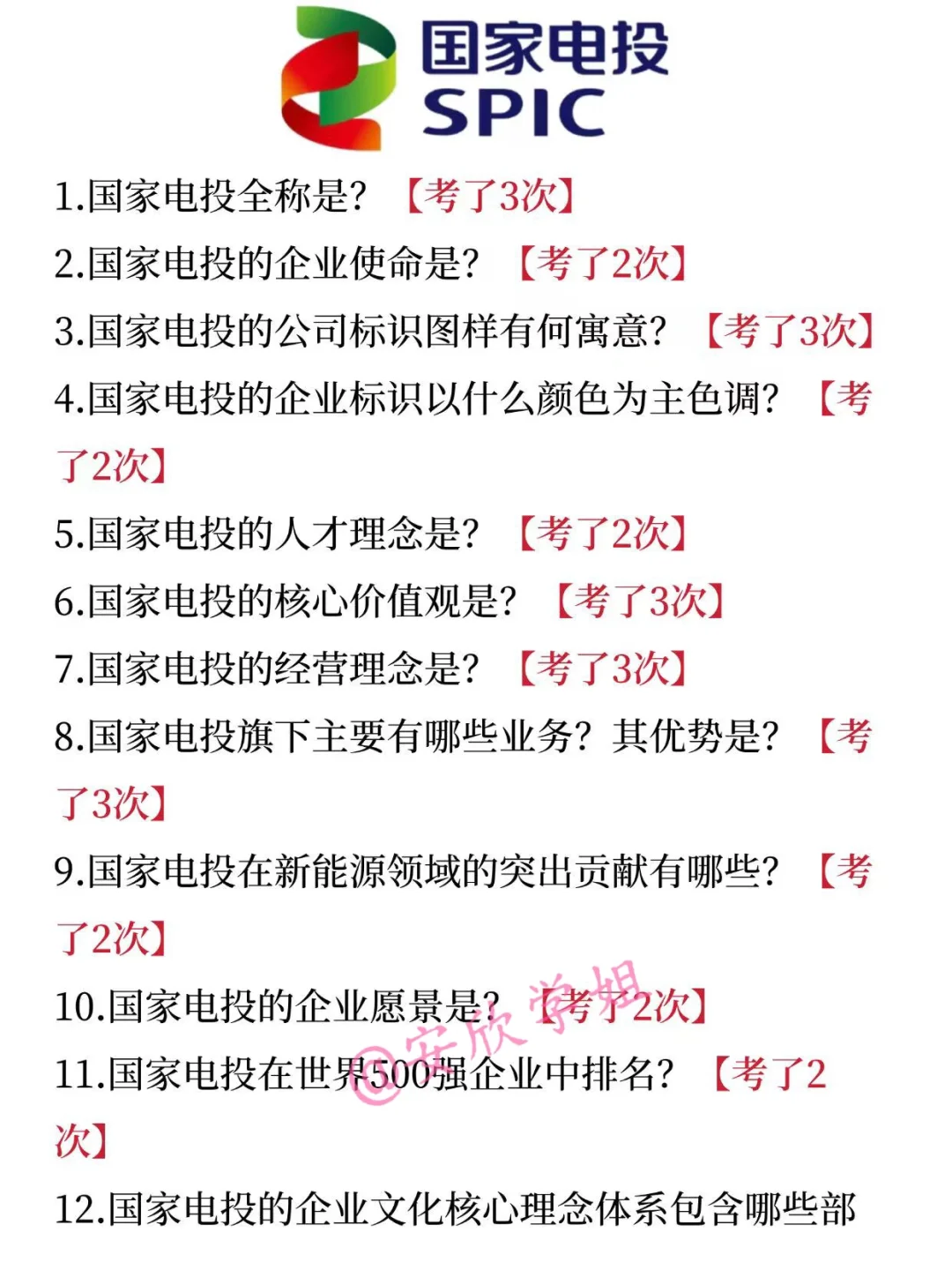 26国家电投是真放水啊，重覆率88%，熬夜背吧