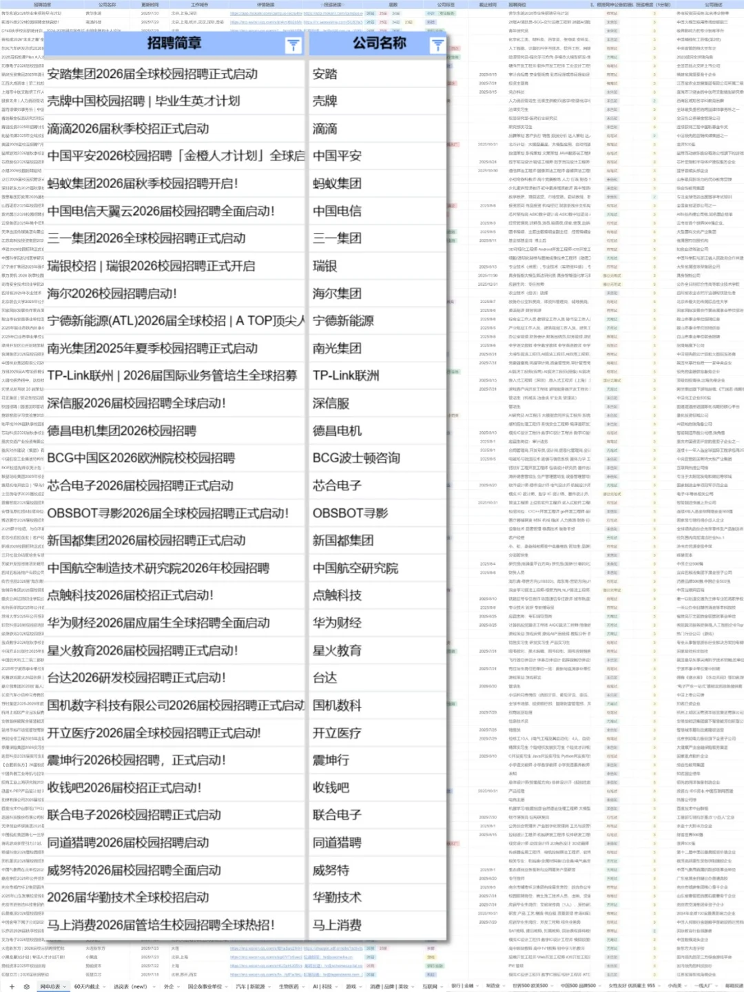 双休公司收集7.0（应届生版）🤓