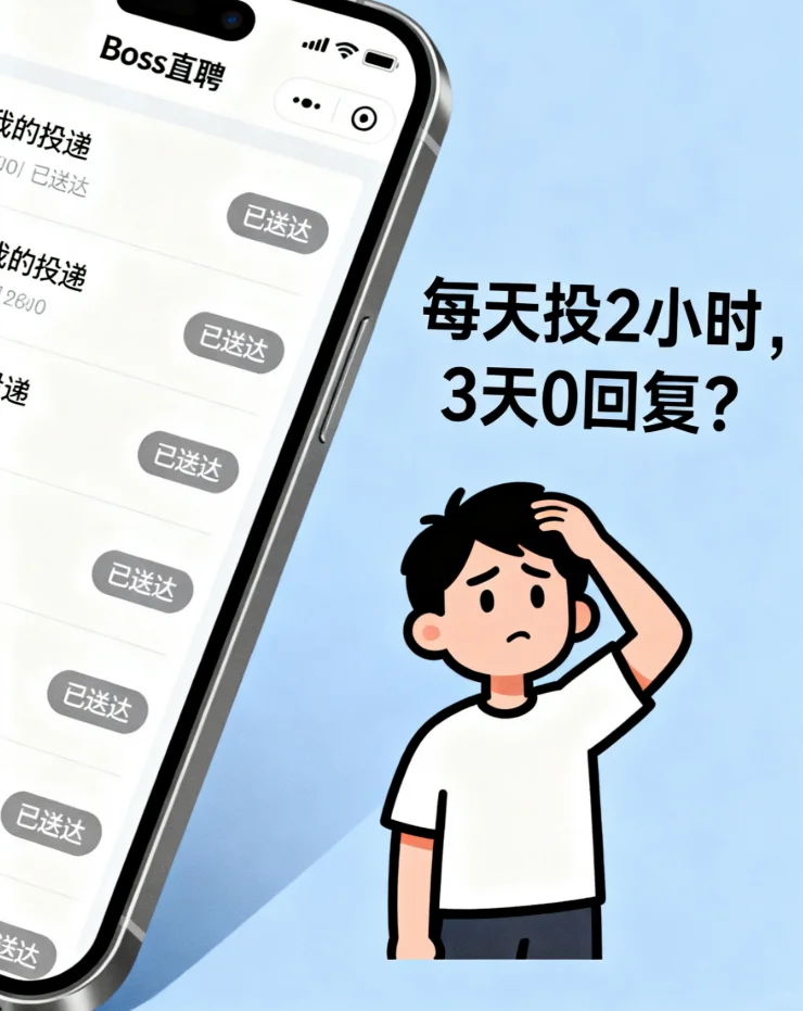 哭死！BOSS直聘投简历的秘密被我发现了