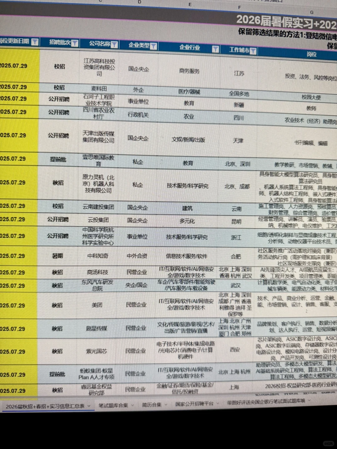 感受到了秋招进央国企信息差的悲哀