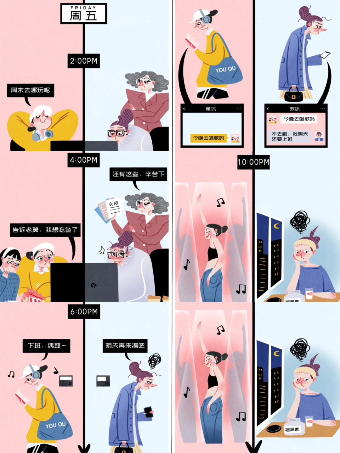 双休vs单休丨“双休”到底有多重要！