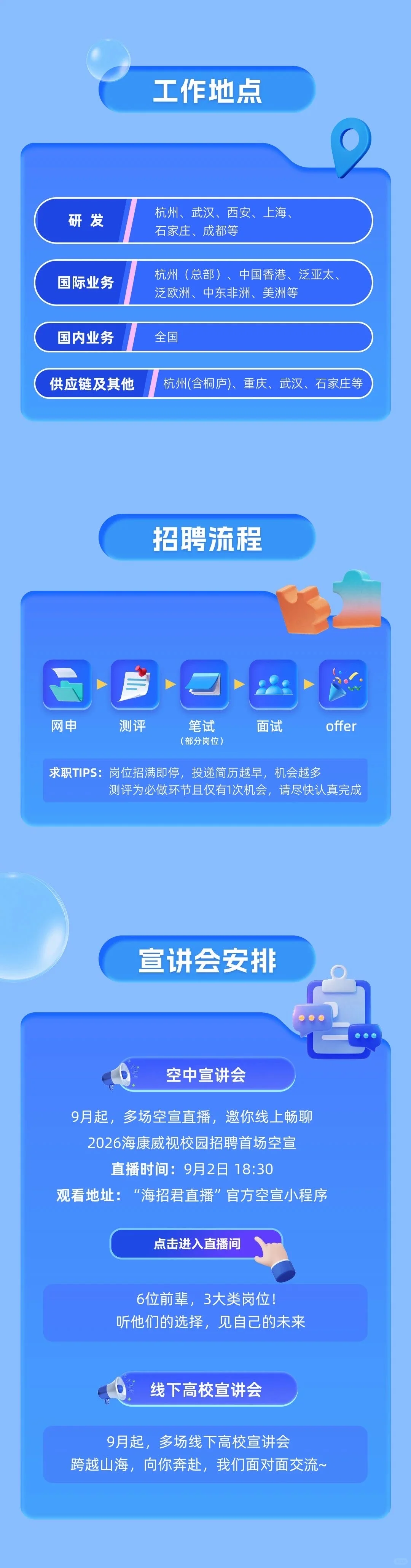 海康威视2026校园招聘正式启动