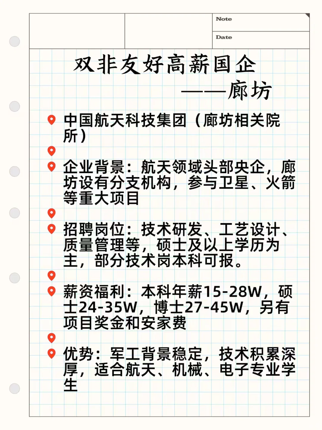 双非友好高薪国企——廊坊