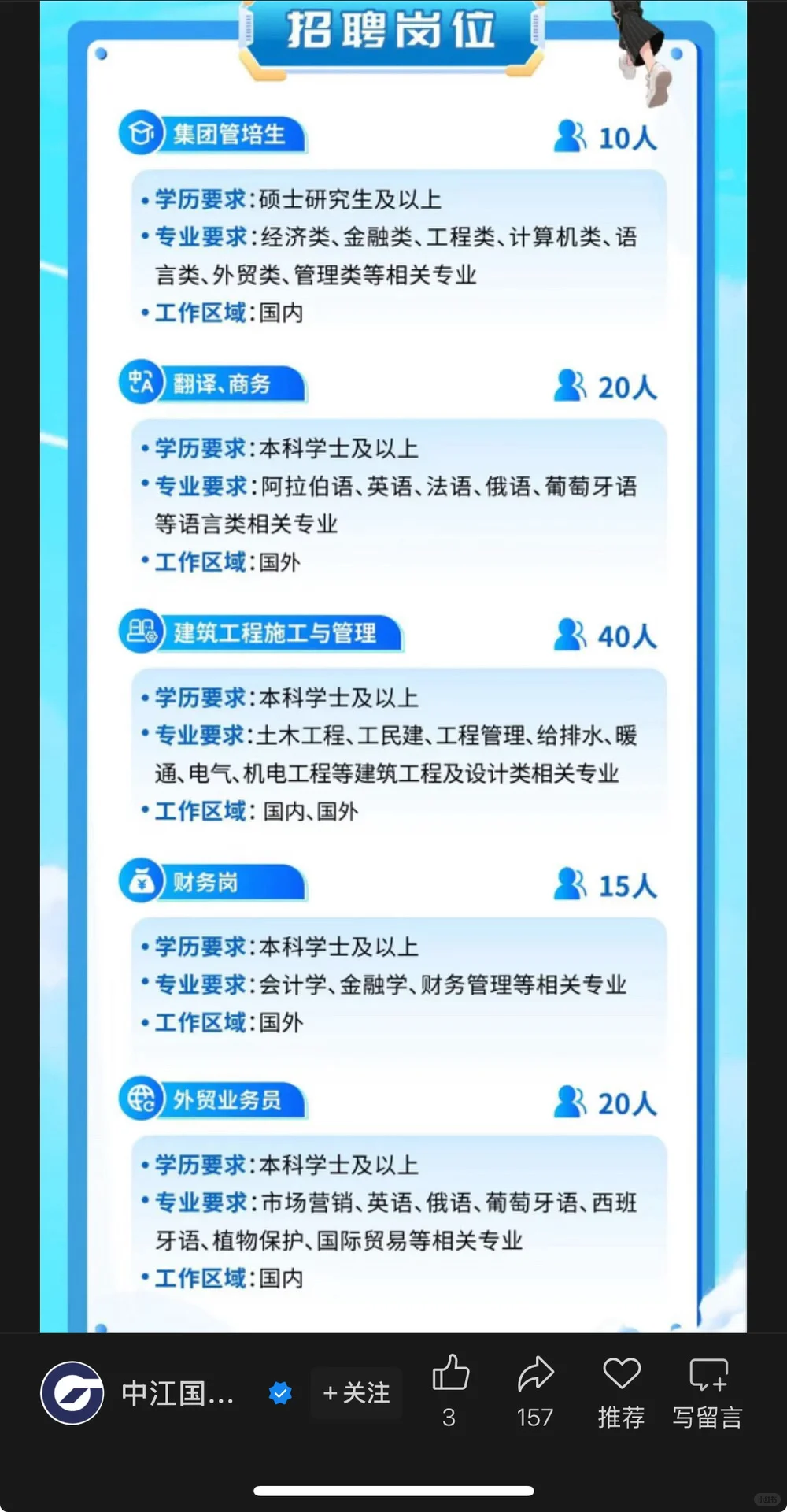10.10新开国央企招聘|第37期